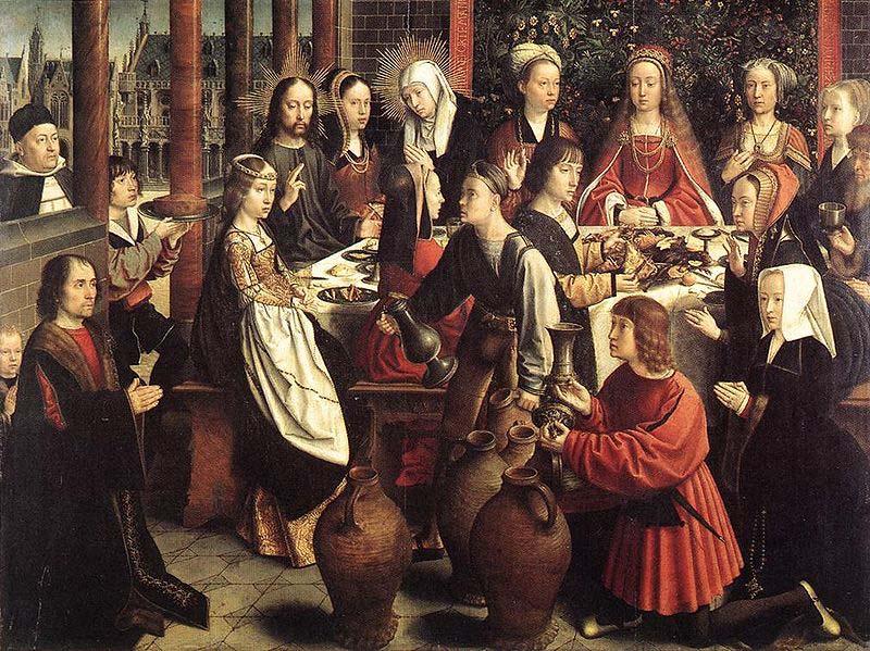 Gerard David The marriage at Cana oil painting image